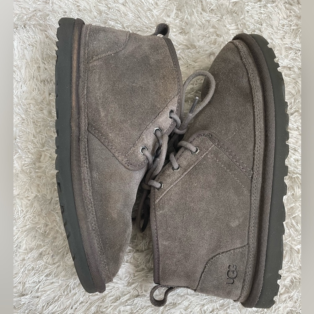 UGG Men's Gray Neumel Chukka Boots - Picture 8 of 12